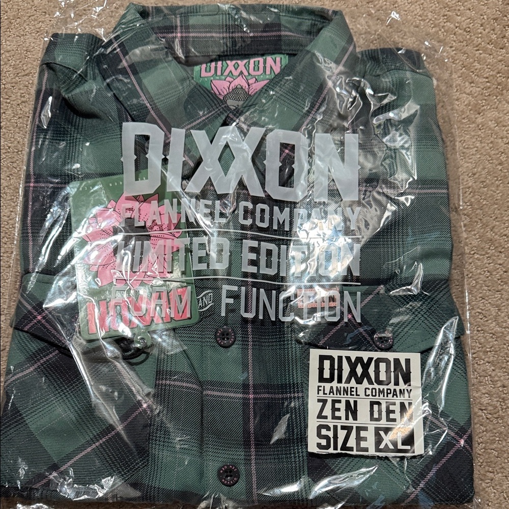DIXXON Limited Edition Green Plaid Shirt